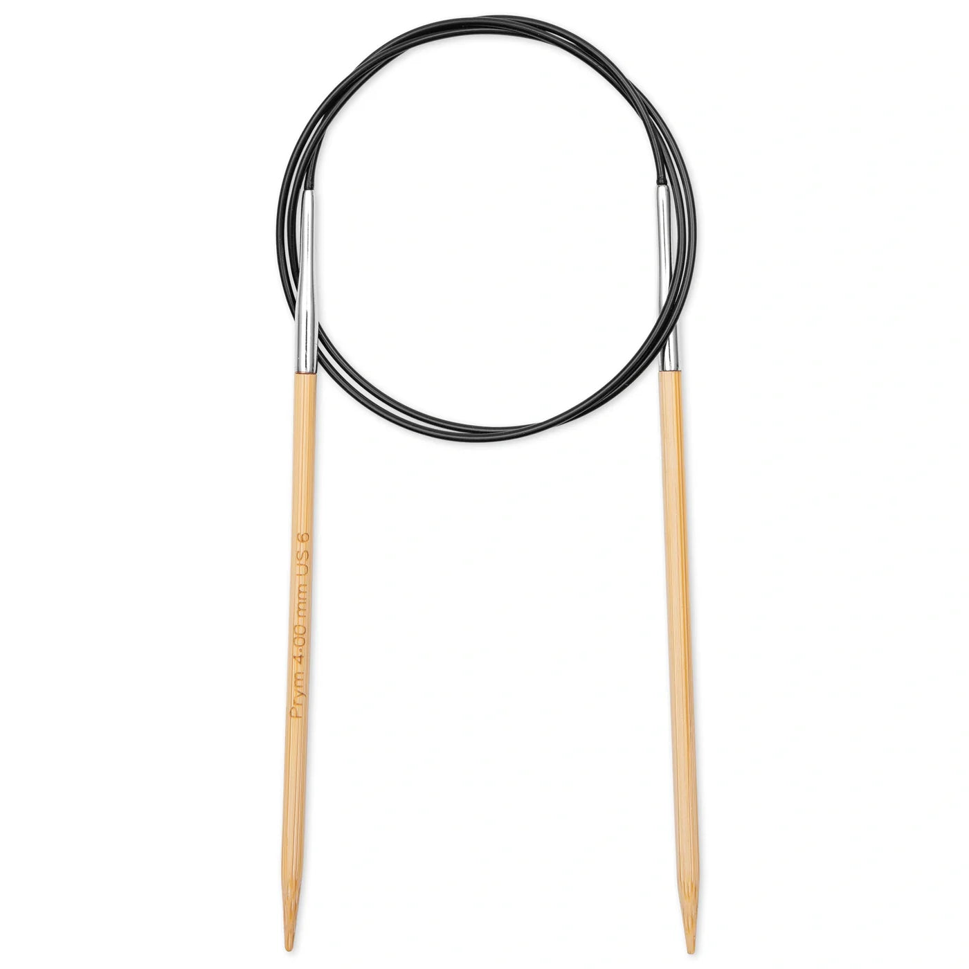 Prym 32"(80cm) Circular Knitting Needles, Bamboo, US 6 (4.0mm)