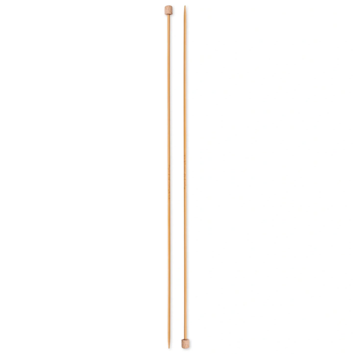 Prym Single Point Needles, Bamboo, 33cm/13"