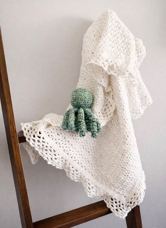 Crochet: Loula Blanket + Octopus Stuffy