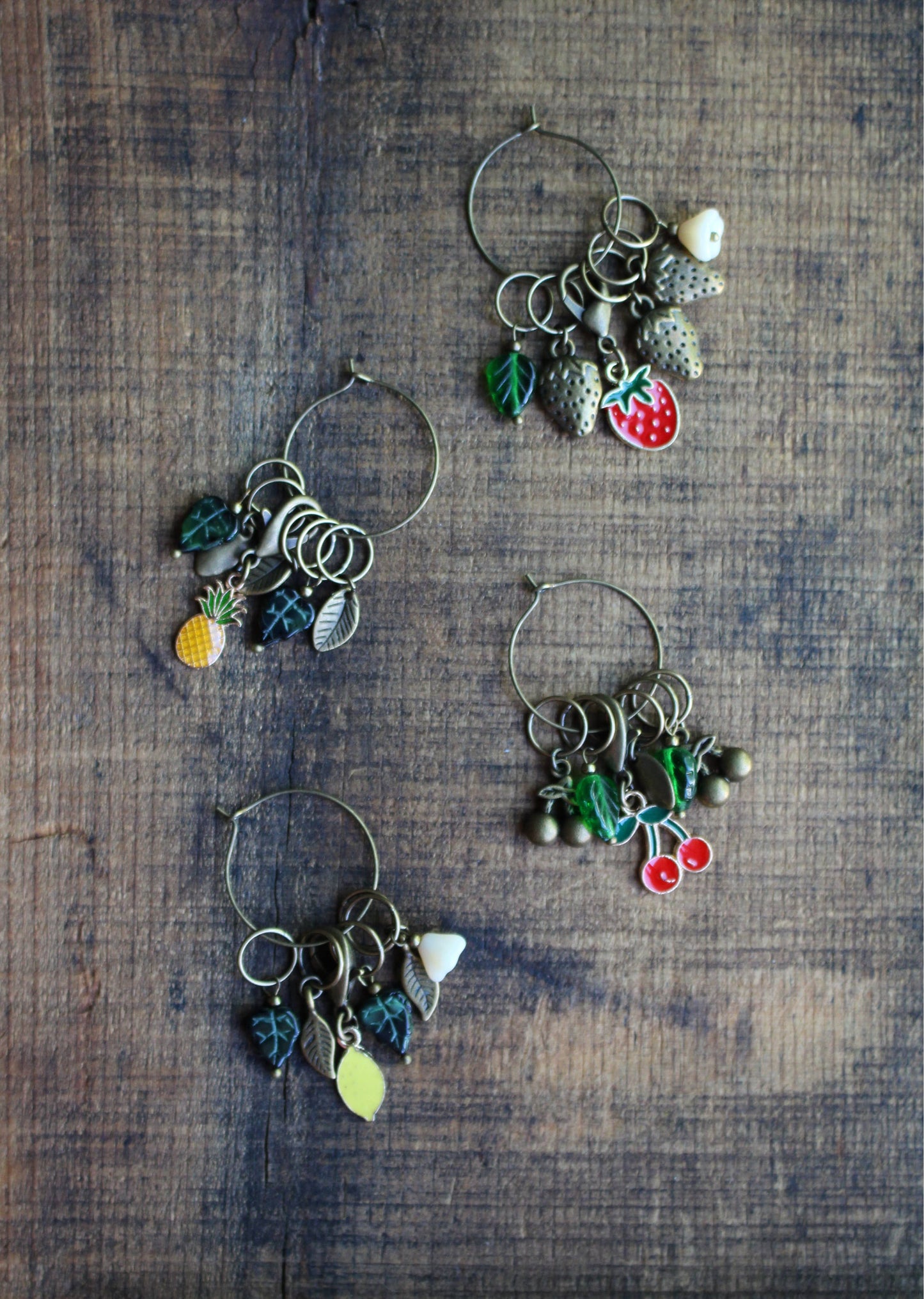 Summer Fruits Stitch Markers (Pack of 4)