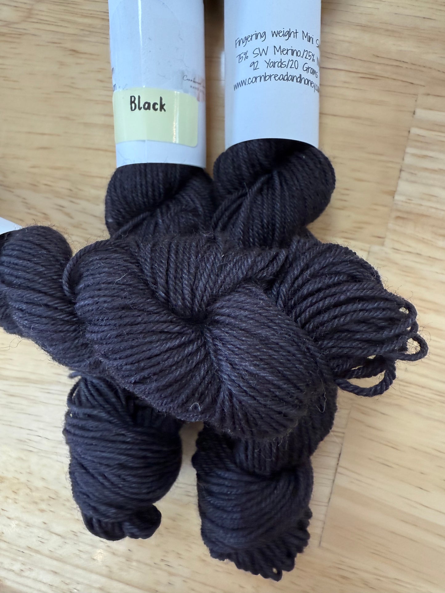 Cornbread and Honey Sock Weight Mini Skeins