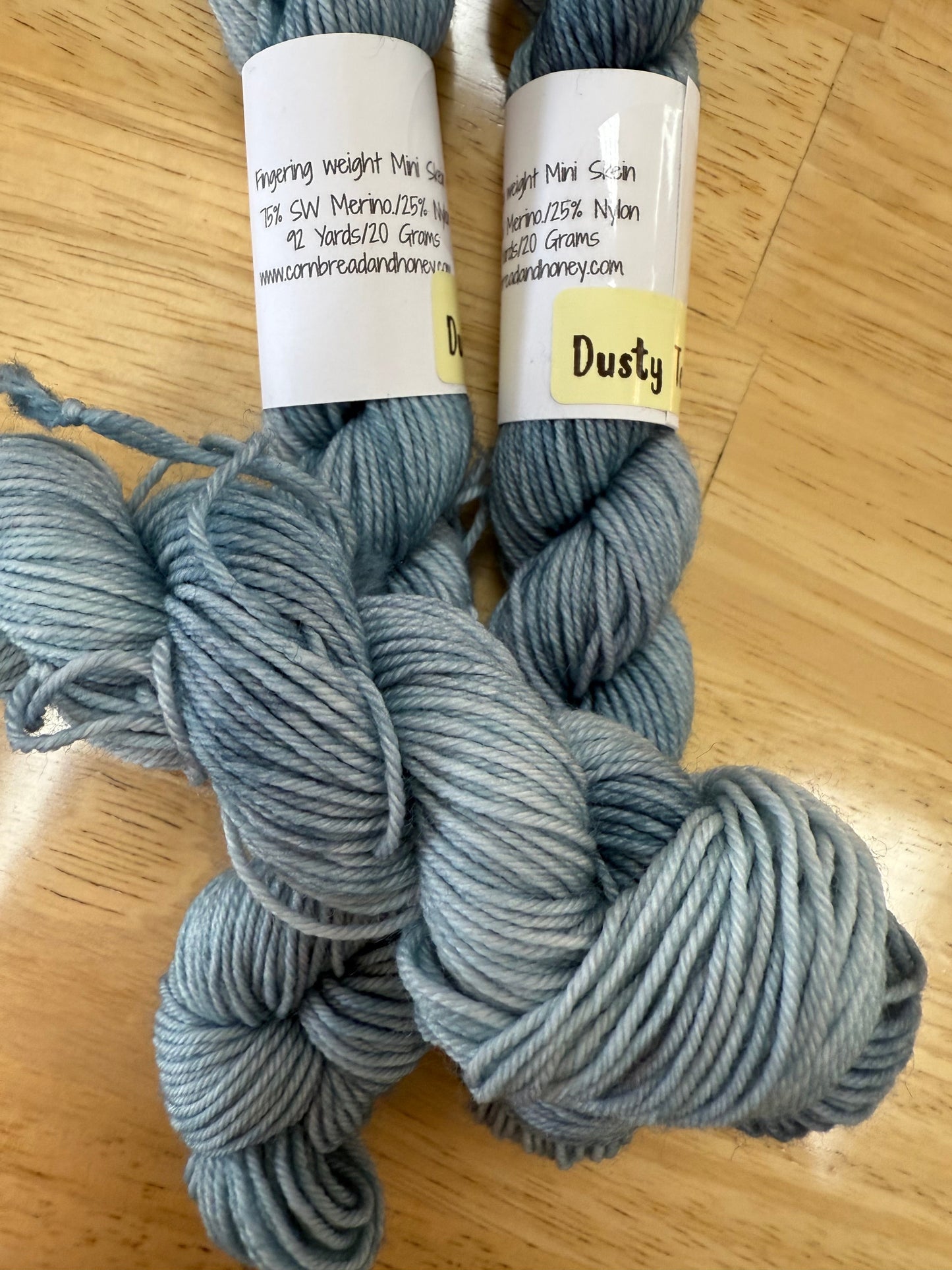 Cornbread and Honey Sock Weight Mini Skeins