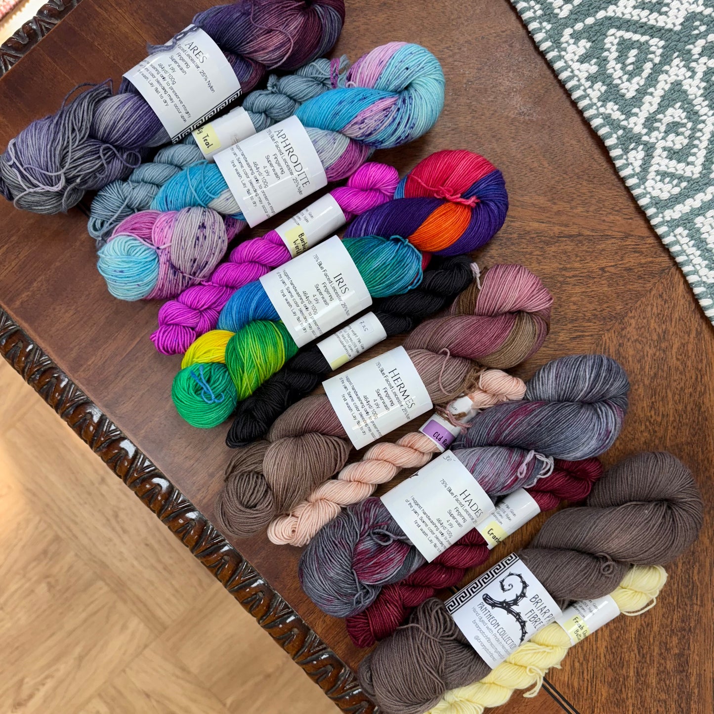 Cornbread and Honey Sock Weight Mini Skeins