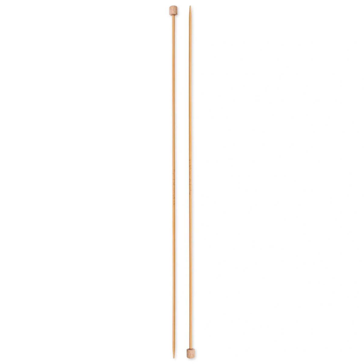 Prym Single Point Needles, Bamboo, 33cm/13"