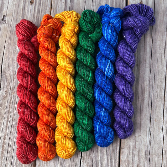 Glitter Rainbow Shawl Kit