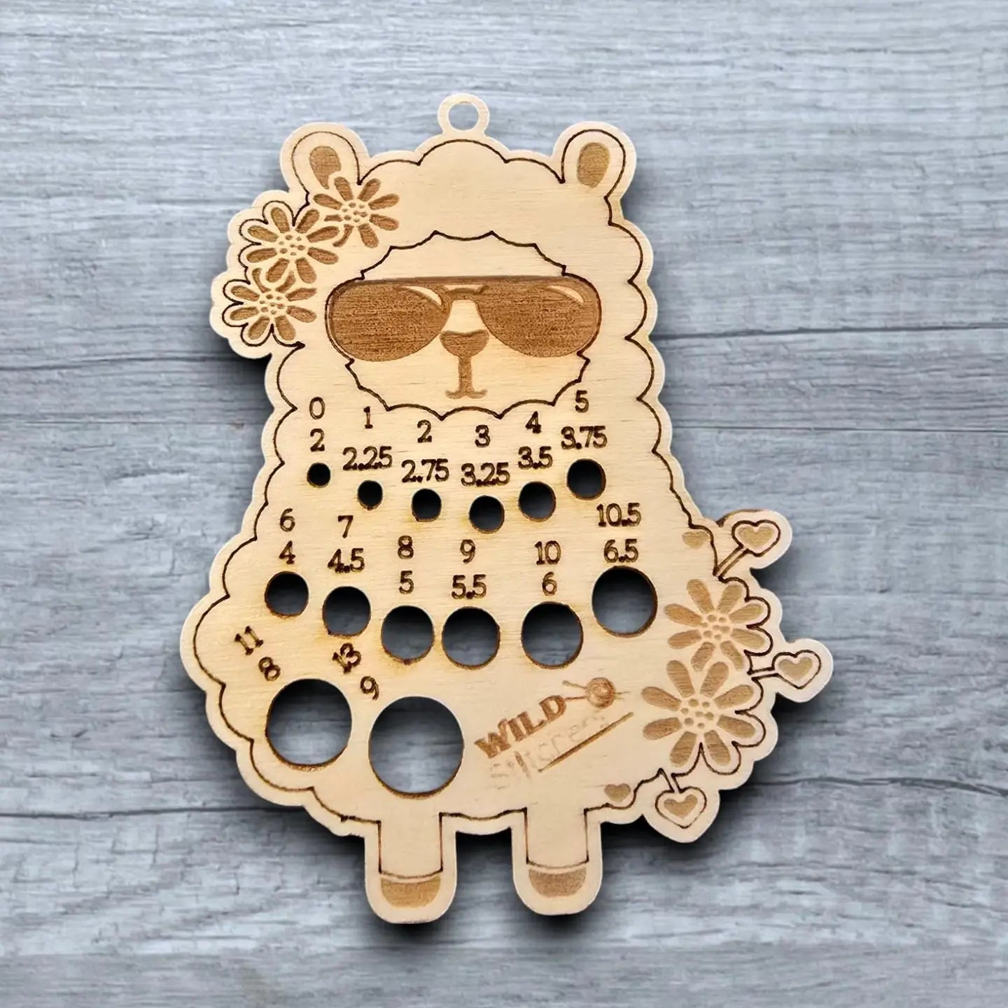 Needle Gauge Keychain