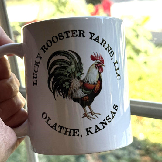 Lucky Rooster Yarns LLC 11 oz. mug